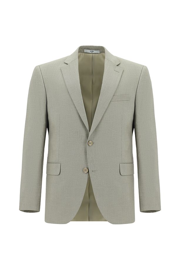 Slim Fit Dar Kesim Klasik Desenli Takım Elbise - 2