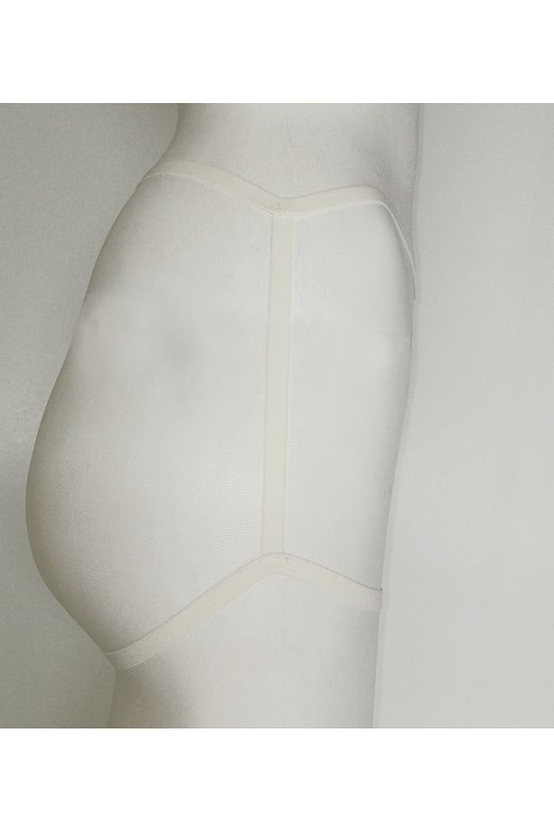 Asm1278 Kadın Ekru Karamis Boxer Şort - 3