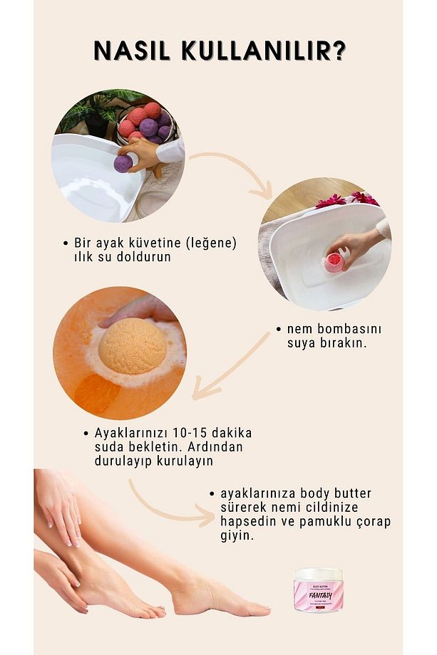 Ayak Spa Lüksü Seti ( 8 Adet Nem Bombası ) - 4
