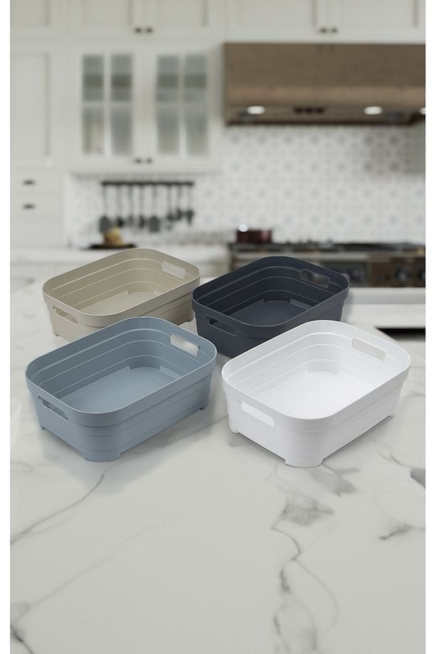 4'lü Set Çok Amaçlı Sepet Kapaksız 4x2.8 litre - 1