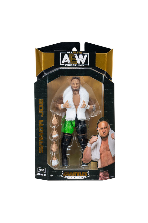 Jazwares AEW Characters Model Action Figures S15 Samoa Joe 145 - 5