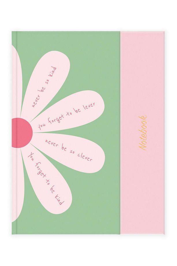 A5 15x21 Mıknatıslı Kapak Defter Çizgili Papatya - 6