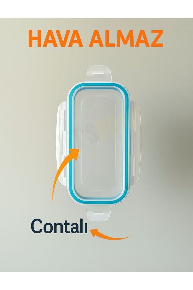 Set of 4 Mini Diet Containers Bpa Free Airtight Storage Container Food Box with Removable Compartment 350 ml - 4