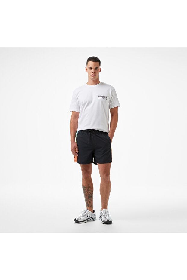شورت السباحة الأسود للرجال من Everyday Solid Volley 15