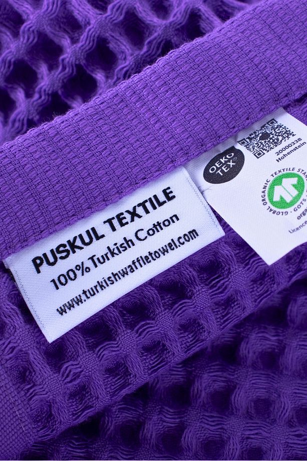 Lüks El Havlusu 3'lü Set, Waffle Dokuma, 100% Pamuk Yüksek Kalite Çabuk Kuruyan El Havluları - 4