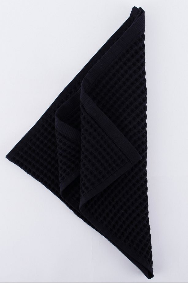 Lüks El Havlusu 3'lü Set, Waffle Dokuma, 100% Pamuk Yüksek Kalite Çabuk Kuruyan El Havluları - 7