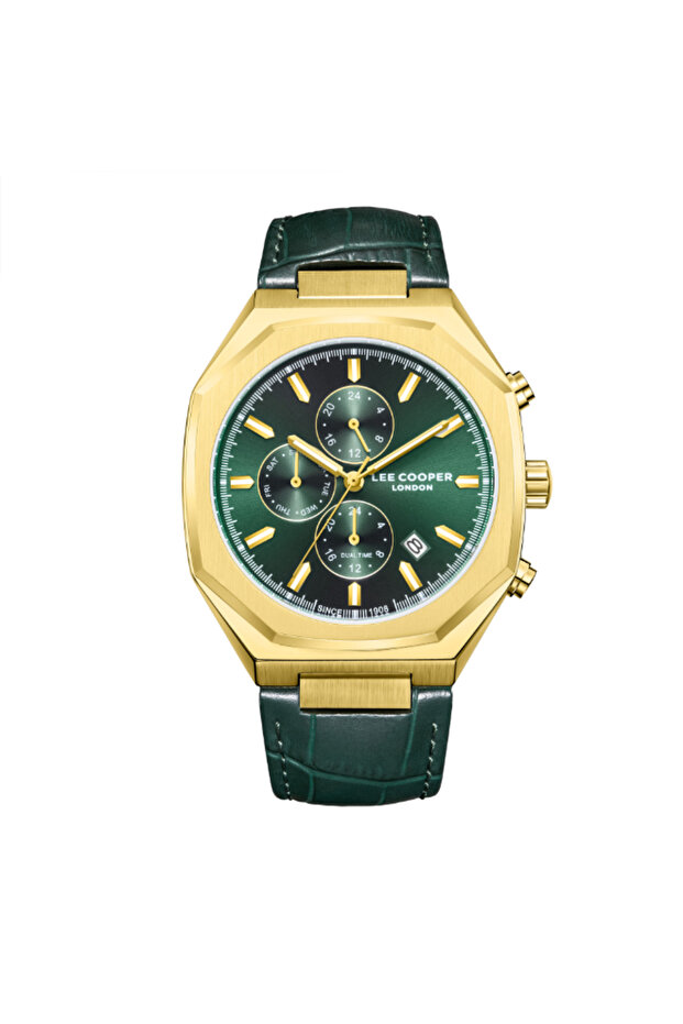 Men's Multi Function Dark Green Dial Watch - LC08168.175