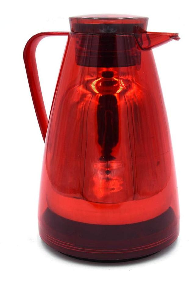 Salsa Quick Press Vacuum Flask, 1.5L, Red – Stylish, Durable & Easy-Pour