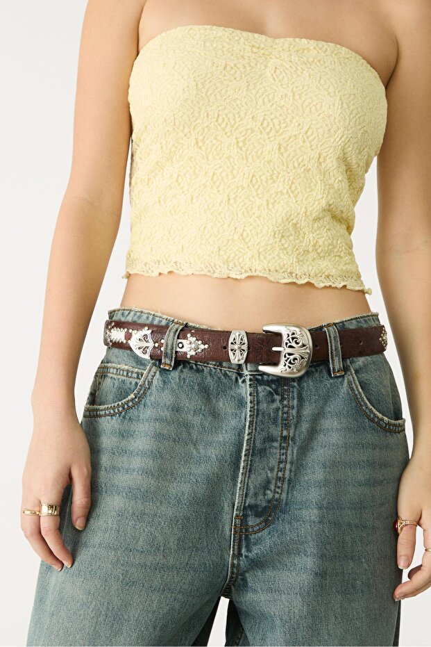 Dantel Straplez Top - 4