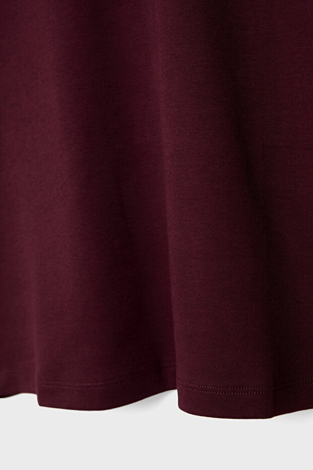 Basic kalın regular fit t-shirt - 8