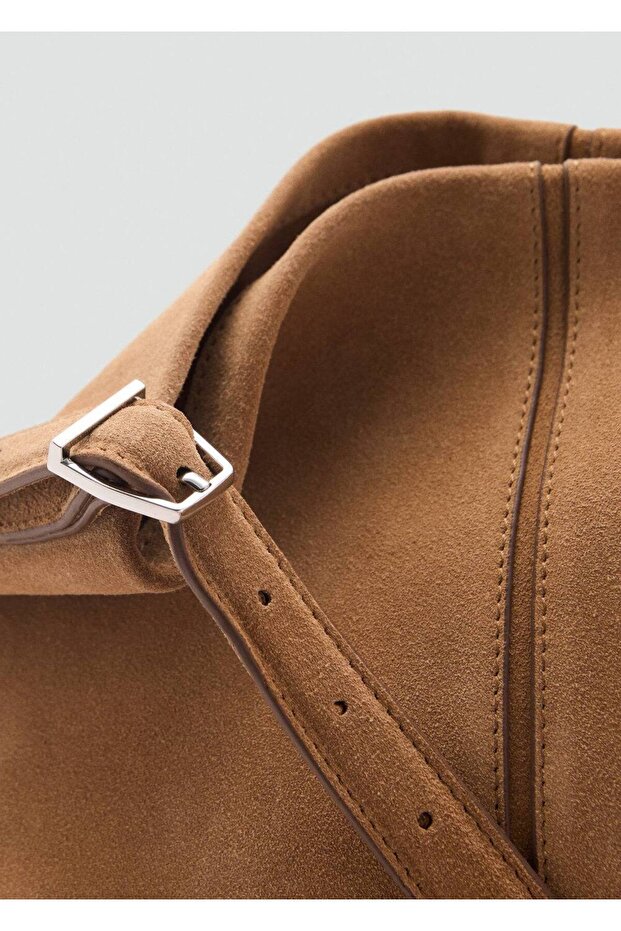 Deri bucket çanta - 6