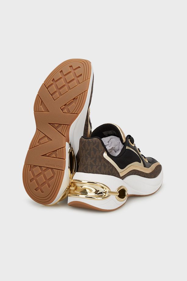 Deri Karışımlı Logo Detaylı Sneaker Ayakkabı 43T5TRFS2B200 AYAKKABI 43T5TRFS2B 20 - 4