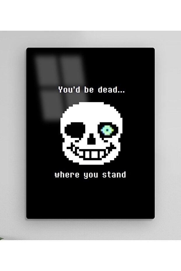 Undertale Metal Tablo Model 2 - 2