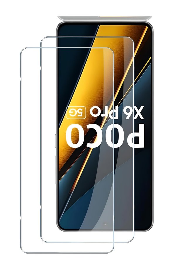 واقي شاشة Poco X6 Pro Nano زجاجي مضاد للكسر - يعمل ببصمة الإصبع