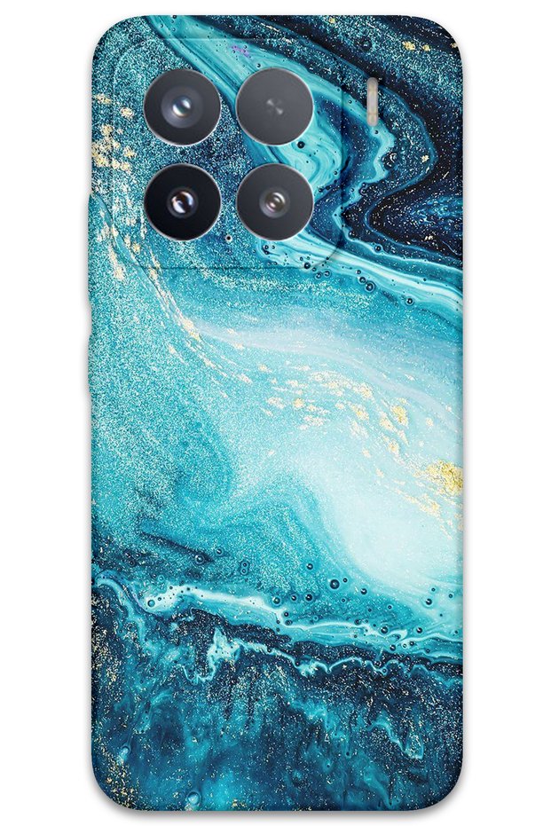 حافظة هاتف متوافقة مع نمط الرخام + واقي شاشة لهاتف Xiaomi Mi 15 - 5818