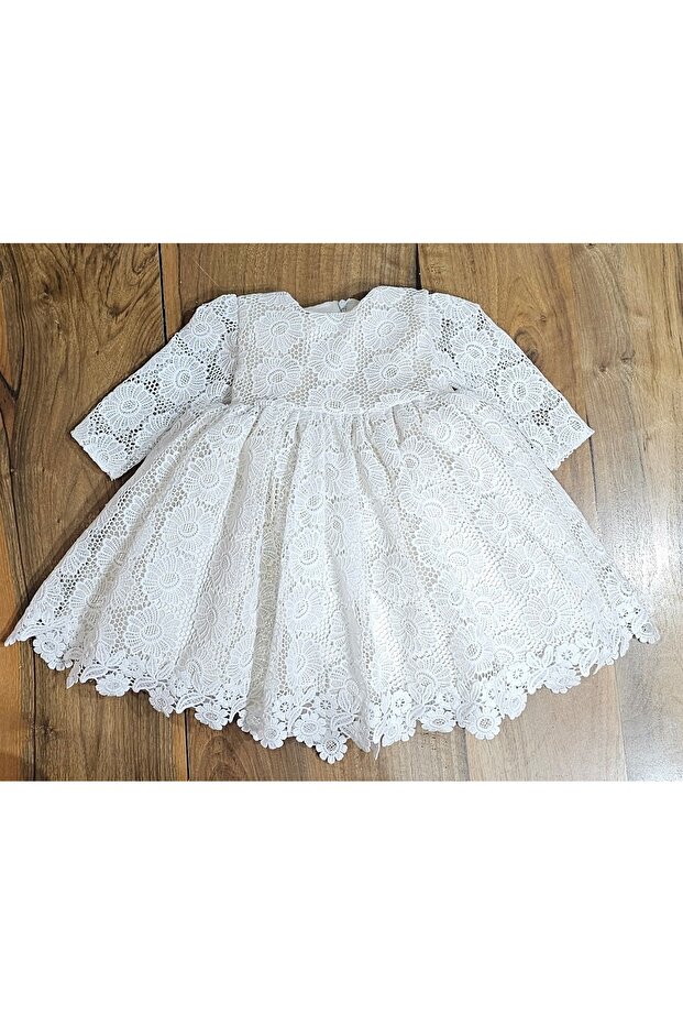 Dantelli Brode Elbise - 1