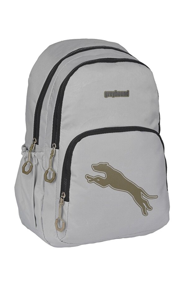 Greyhound Water Resistant Lined Fabric Multi-Compartment Large Internal Volume Backpack - 1