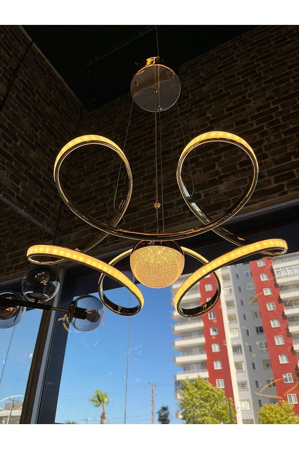 Modern Led Spiral Sarkıt Avize - 2