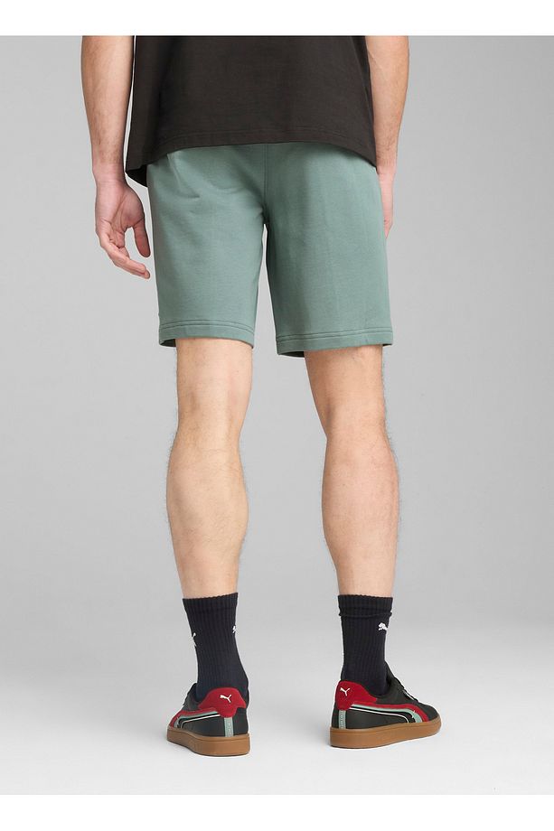 69089730 ESS ELEVATED Shorts 9 TR Yeşil Lastikli Bel Regular Fit Düz Erkek Şort - 2