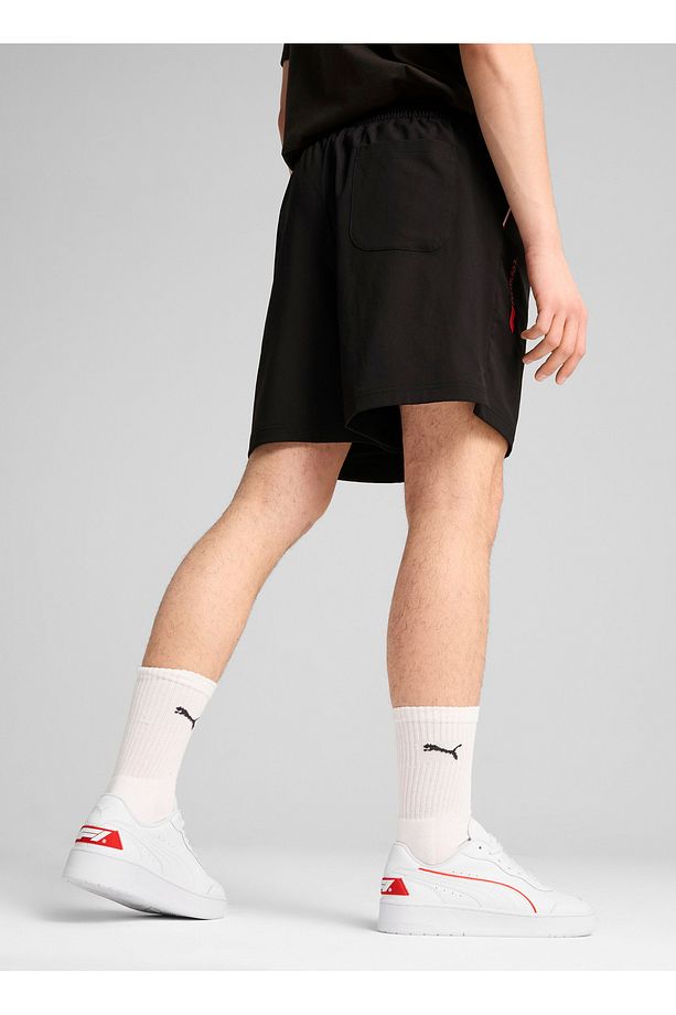 63096101 F1 ESS+ Woven Shorts 7 Siyah Lastikli Bel Regular Fit Düz Erkek Şort - 2