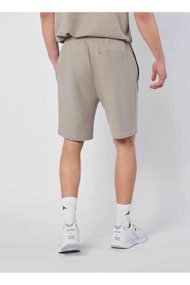 331Y5UW-411 PRONTON SHORT Gri Lastikli Bel Regular Fit Düz Erkek Şort - 4