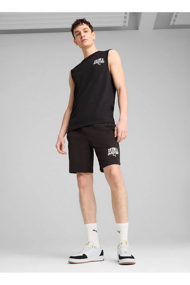 68465301 PUMA CLASS Shorts Siyah Lastikli Bel Regular Fit Düz Erkek Şort - 3