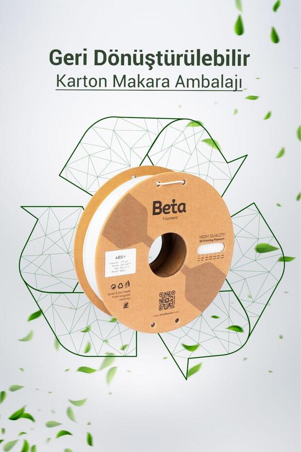 Beta ABS+ Filament White - 7