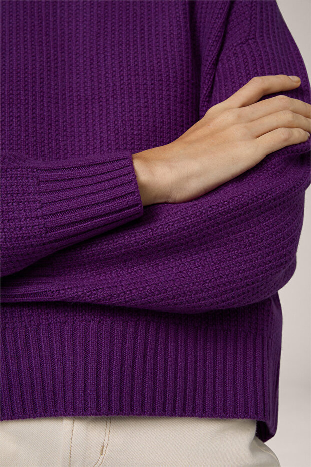 PULLOVER 52 DP511 - - 36, PURPLE - 3