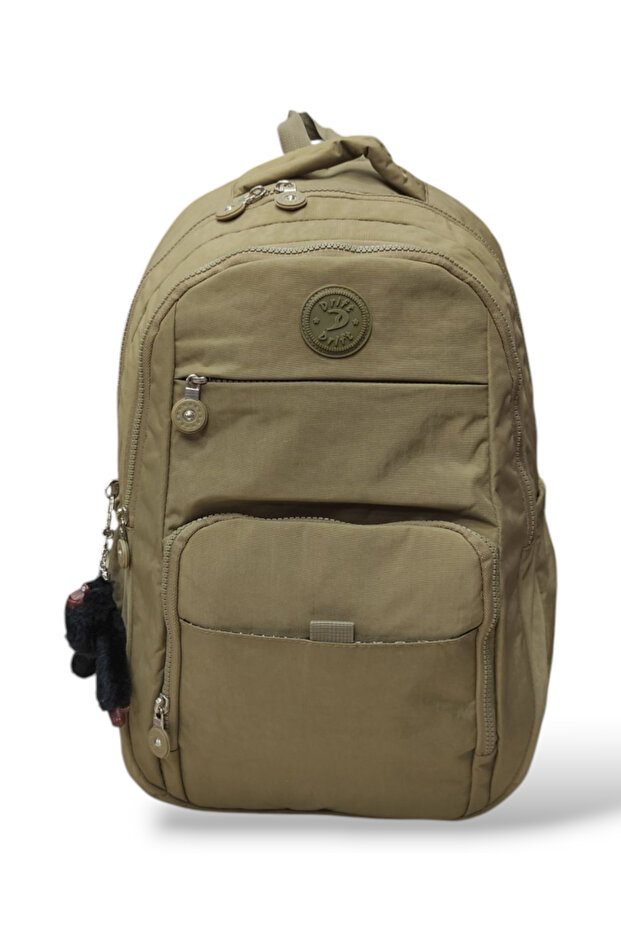 Crinkle Fabric Luxury Sports Daily School 6 Compartment Backpack Outdoor