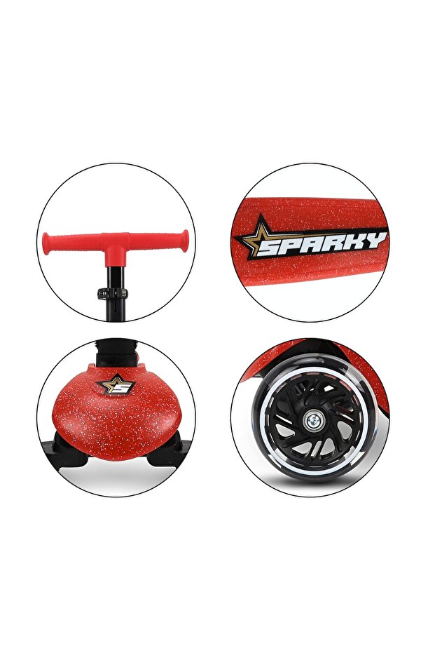 Red Folding Scooter - 12