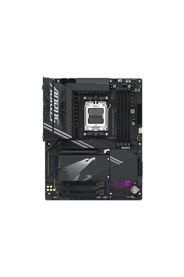 X870 Aorus Elıte Wıfı7 Amd X870 Soket Am5 Ddr5 8000mhz (OC) Usb4 Wıfı 7 Atx Anakart - 2