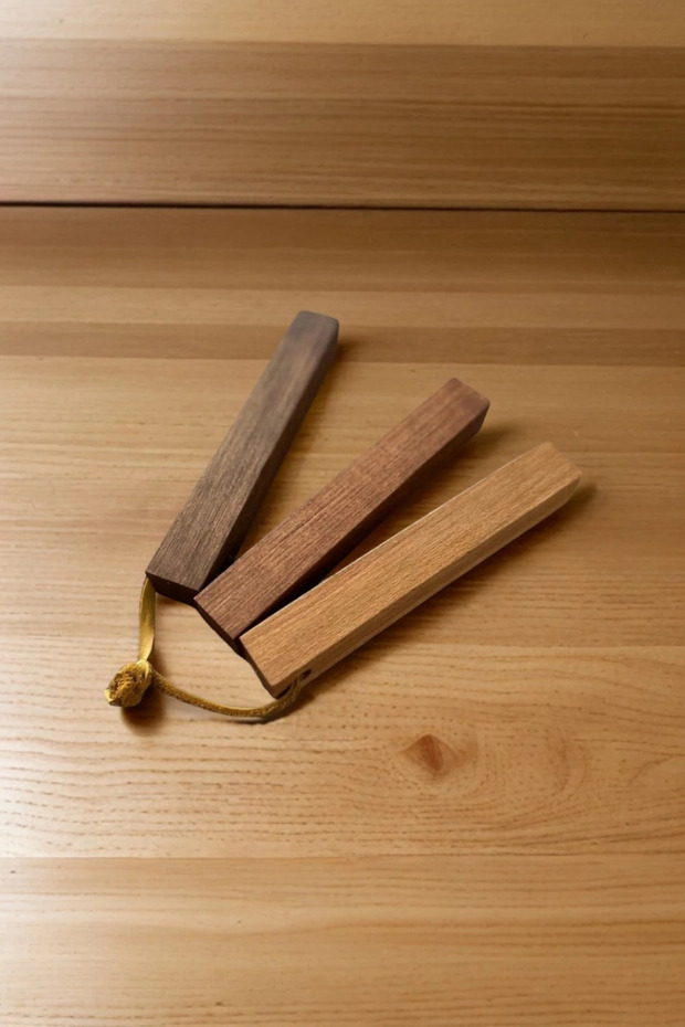 Handmade Wooden Trivet Beech Solid - 6