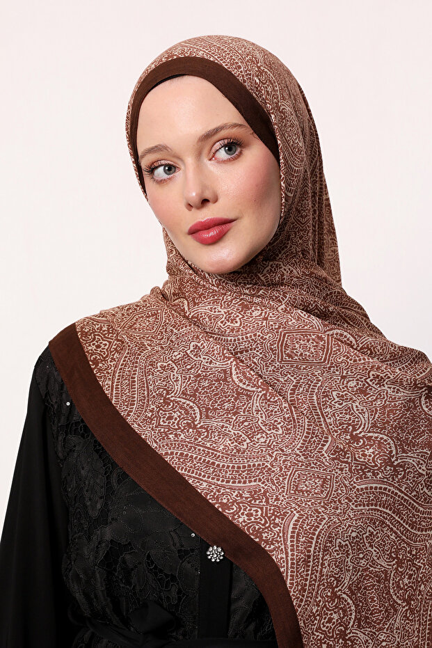 DESENLİ İPEK ŞAL - 1