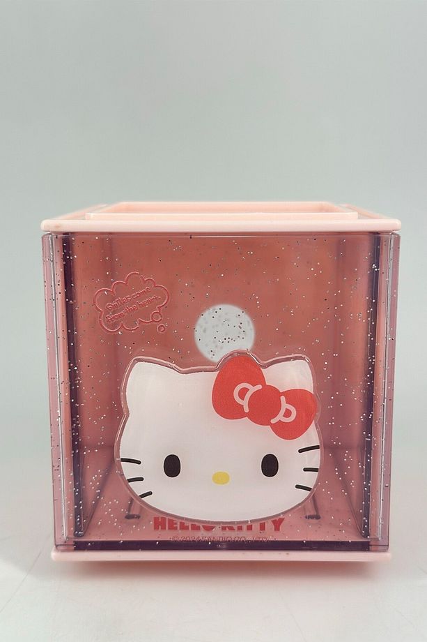 Sanrio Lisanslı Akrilik Saklama Kutusu (Hello Kitty) - 1