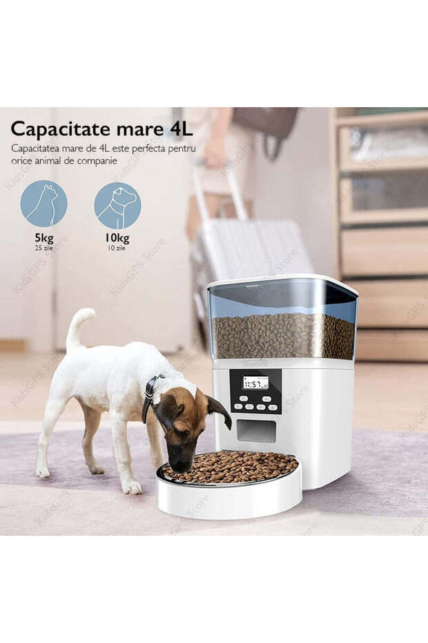 Automatic feeder Grunluft QQ002, White - 8