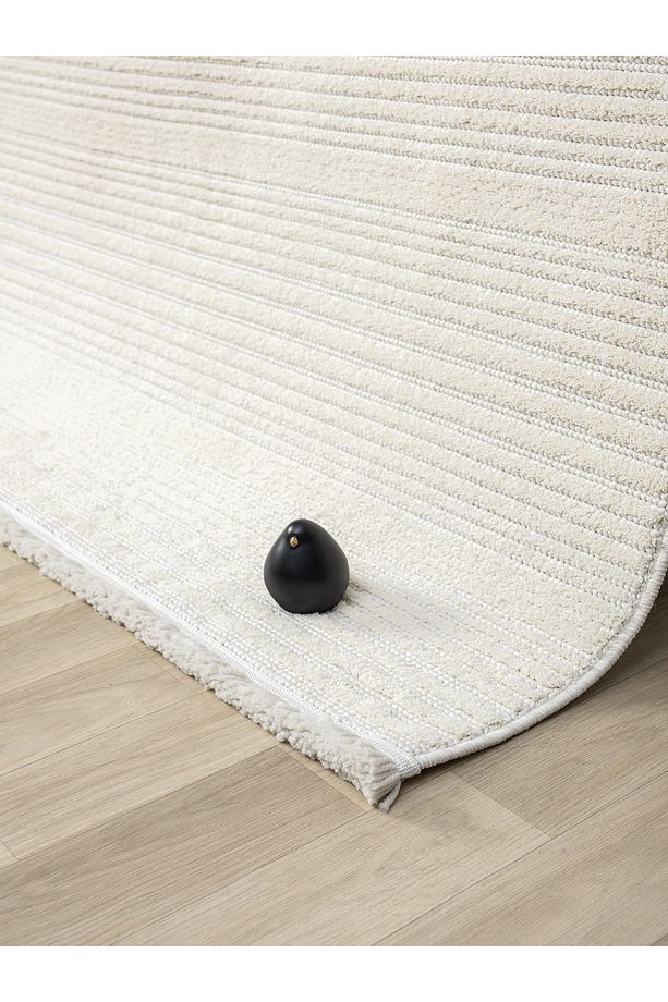 Step Serisi Naturel Bukleli Yumuşak Dokulu Iskandinav Dokuma Halı - 2