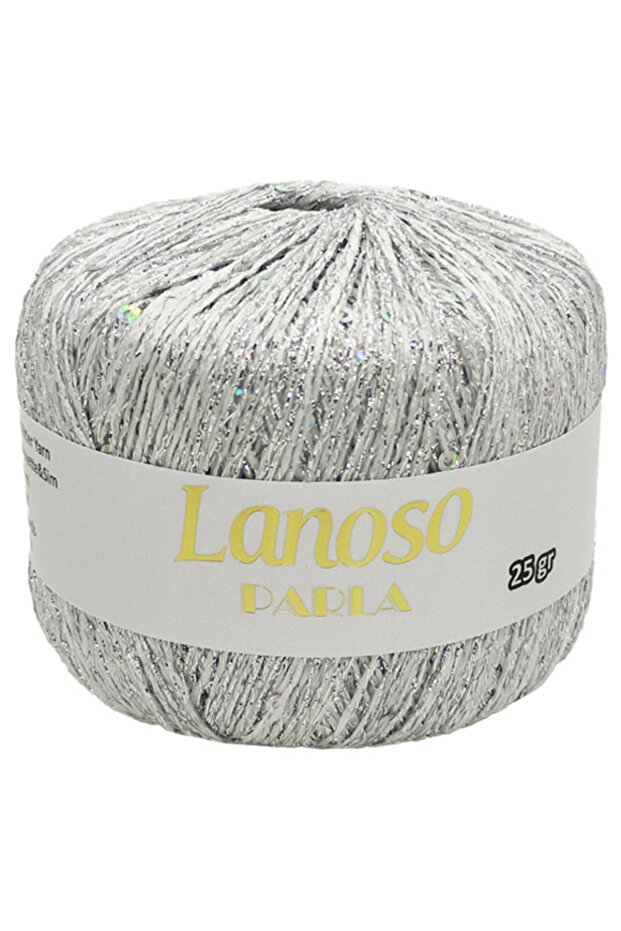 Parla Simli Pullu El Örgü İpi - 1