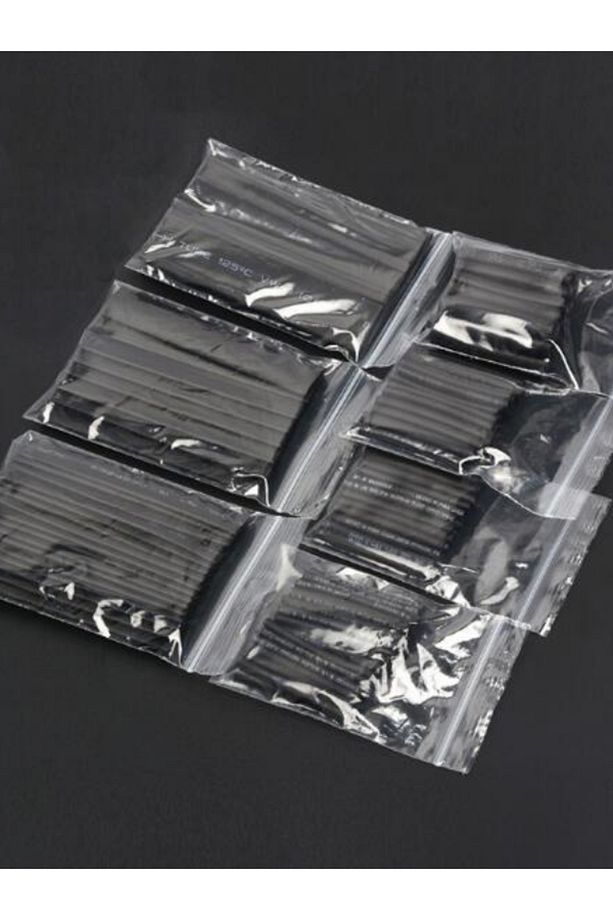 127 Parça Siyah Heat Shrink Makaron Isıyla Daralan Kablo Tamir Seti - 5