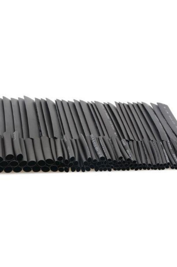 127 Parça Siyah Heat Shrink Makaron Isıyla Daralan Kablo Tamir Seti - 2