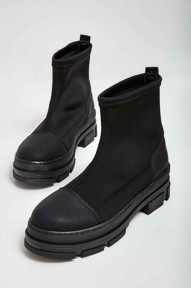 Siyah Kadın Bot & Bootie K02643174017 - 1
