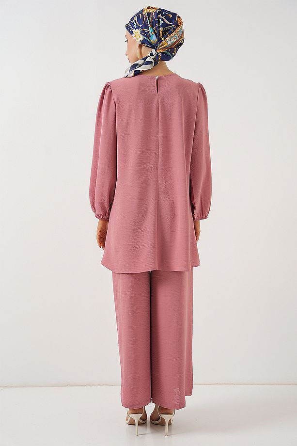 Ayrobin Tunik Pantolon Alt Üst Takım 6712 - Pembe - 6