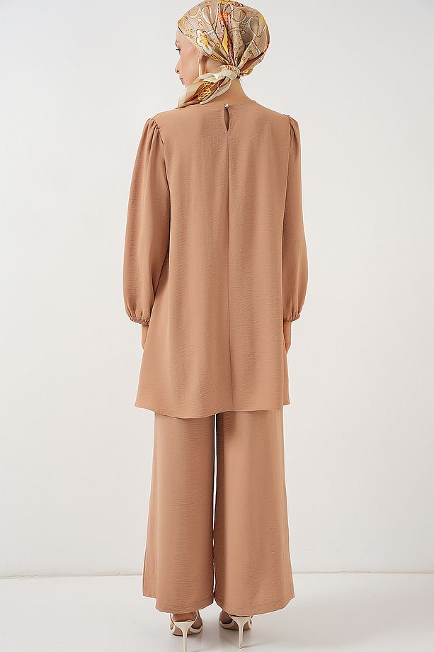 Ayrobin Tunik Pantolon Alt Üst Takım 6712 - Vizon - 6