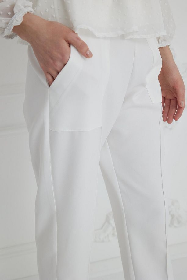 YIRTMAÇLI KREP PANTOLON - 3