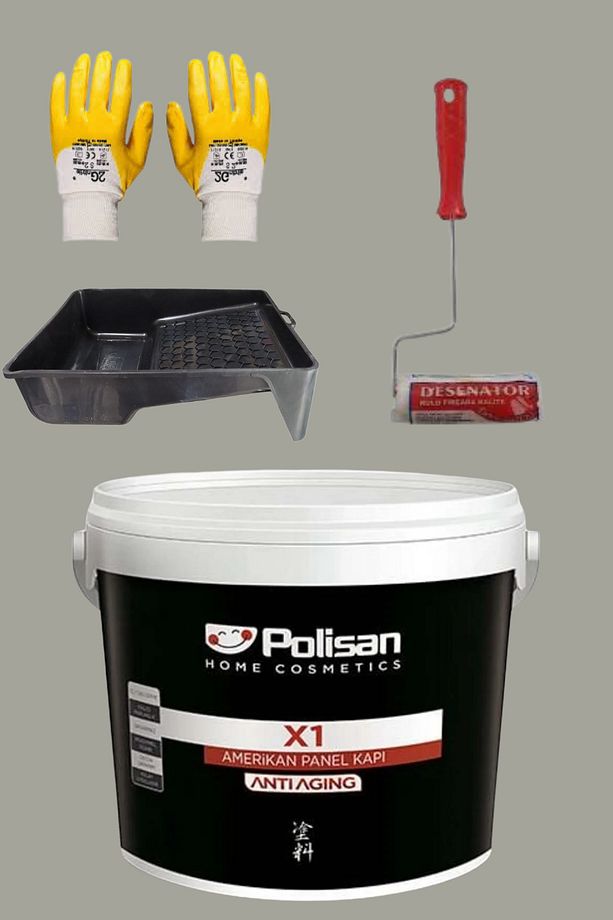 4'Lü Set X1 Kokusuz Panel Kapı Boyası Amerikan Kapı 1KG - 1