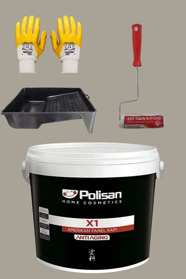 4'Lü Set X1 Kokusuz Panel Kapı Boyası Amerikan Kapı 1KG - 1