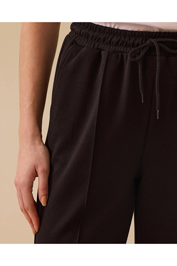 Elastik Bel Bol Paça Eşofman Altı - 4