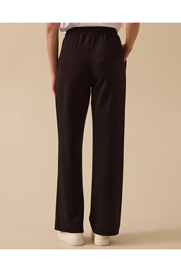 Elastik Bel Bol Paça Eşofman Altı - 3