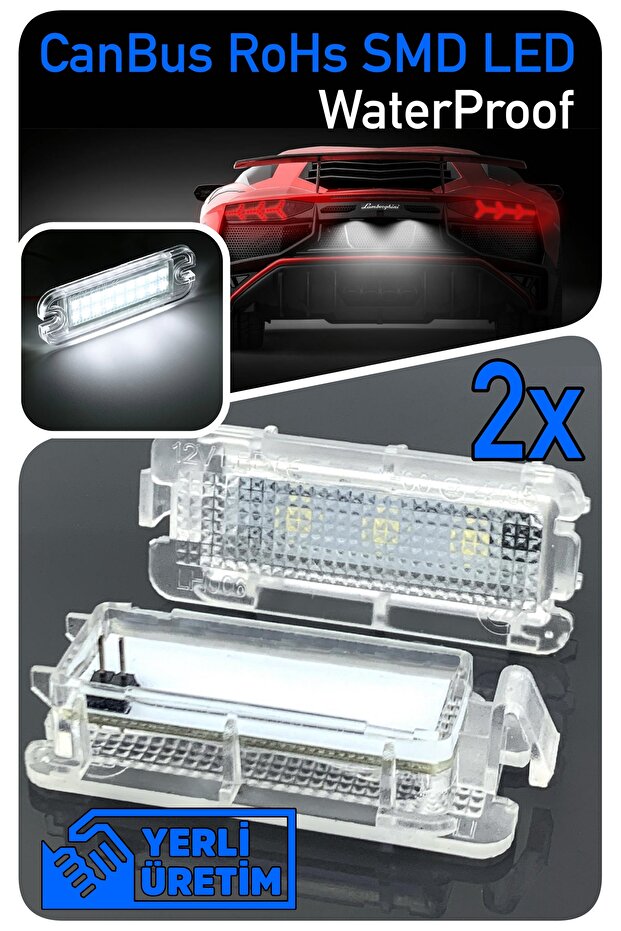 FORD FOCUS 2 Mk2 Limousine Sedan Canbus Led Plaka Aydınlatma Ledi Lambası - 1