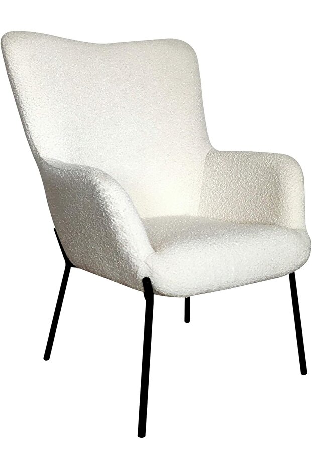 كرسي بذراعين مجعد من البوليستر - 2