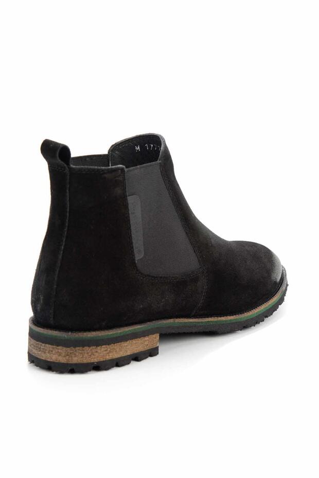 Black Hakiki Deri Erkek Bot & Bootie Hp1144177901 - 4